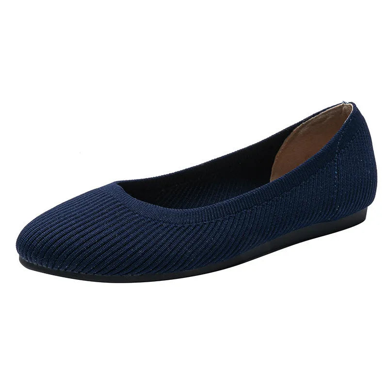 Flat Shoes Female Fashion Trend Round Head - Bellarte Enchanté Flat Shoes Female Fashion Trend Round Head
